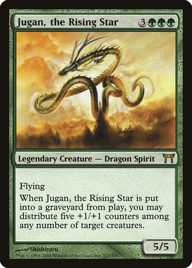 Jugan, the Rising Star CHK-217 Champions of Kamigawa Magic card