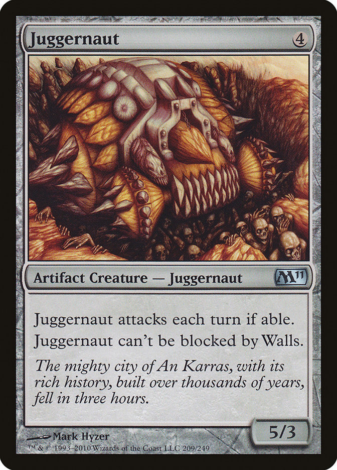 Juggernaut M11-209 Magic 2011 Magic card