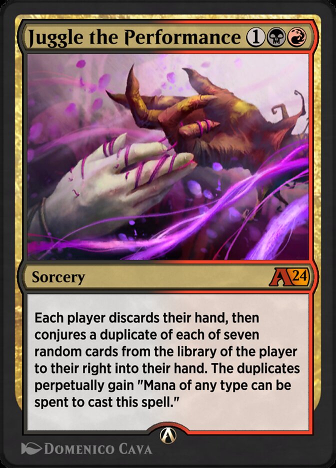 Juggle the Performance YMKM-25 Alchemy: Murders at Karlov Manor Magic card