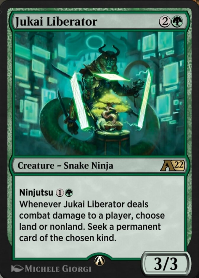 Jukai Liberator YNEO-27 Alchemy: Kamigawa Magic card
