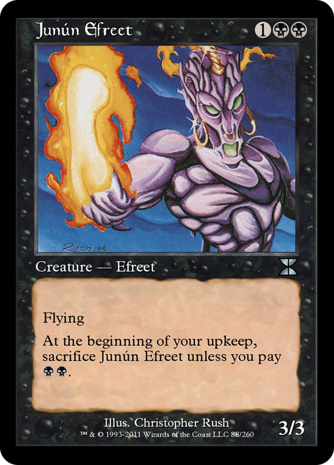 Junún Efreet ME4-88 Masters Edition IV Magic card
