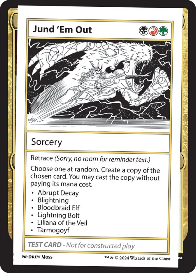 Jund 'Em Out MB2-596 Mystery Booster 2 Magic card