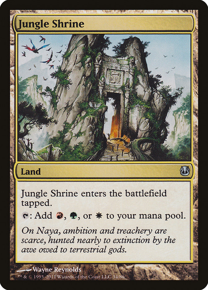Jungle Shrine DDH-34 Duel Decks: Ajani vs. Nicol Bolas Magic card