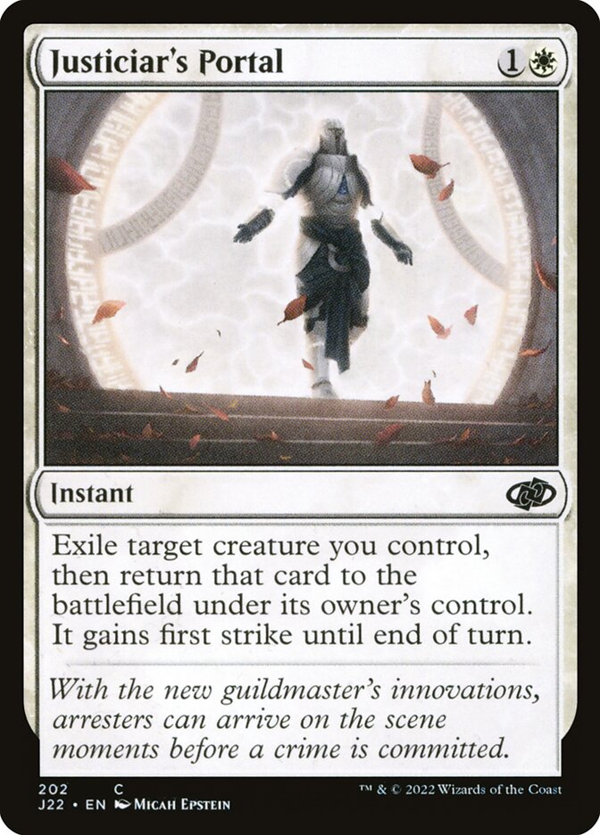 Justiciar's Portal J22-202 Jumpstart 2022 Magic card