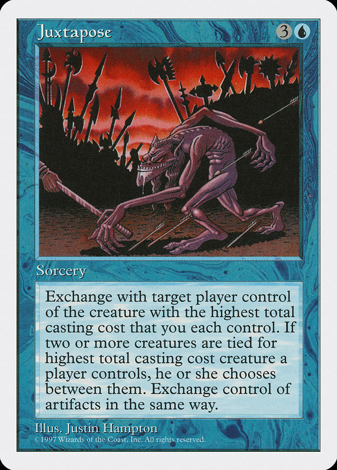 Juxtapose 5ED-95 Fifth Edition Magic card