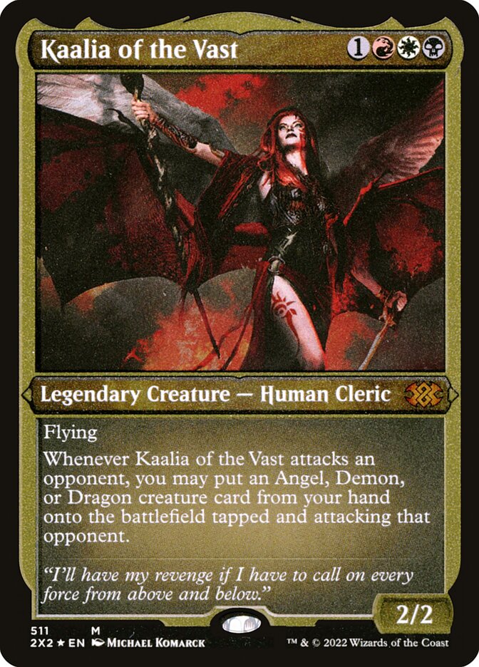 Kaalia of the Vast 2X2-511 Double Masters 2022 Magic card