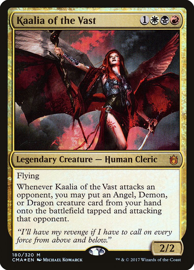 Kaalia of the Vast CMA-180 Commander Anthology Magic card