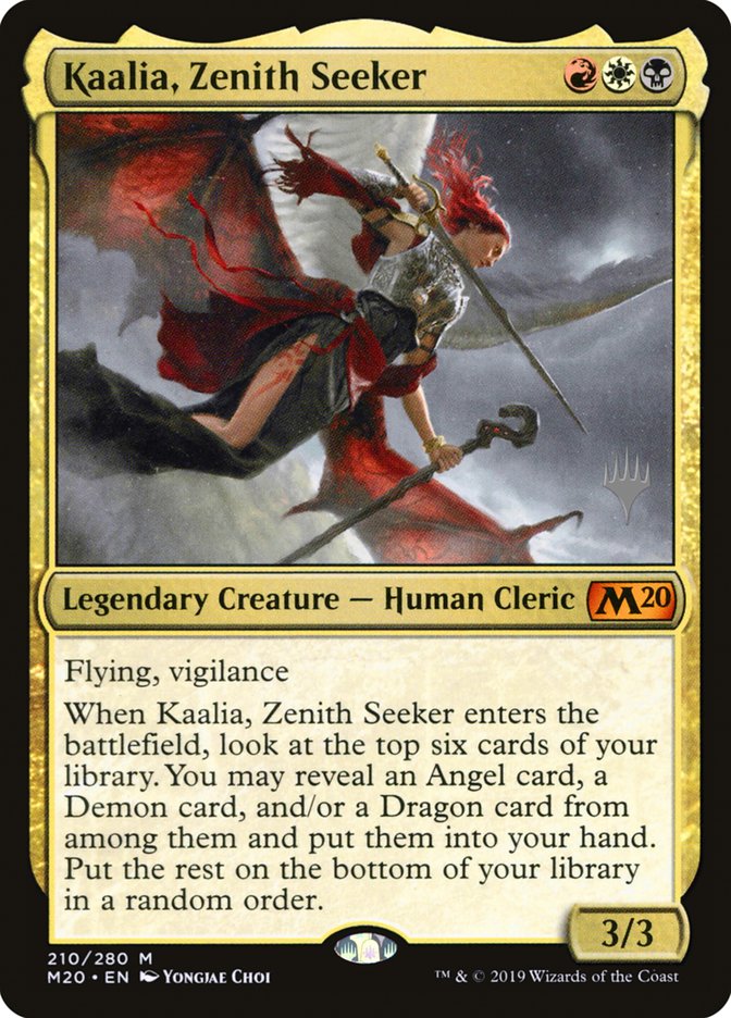 Kaalia, Zenith Seeker PM20-210P Core Set 2020 Promos Magic card