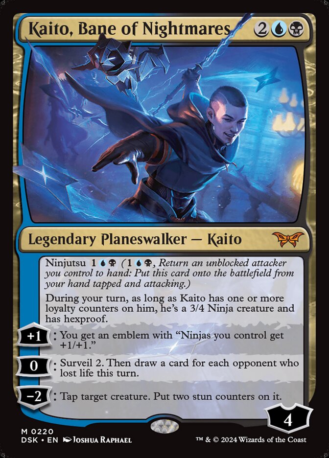 Kaito, Bane of Nightmares DSK-220 Duskmourn: House of Horror Magic card