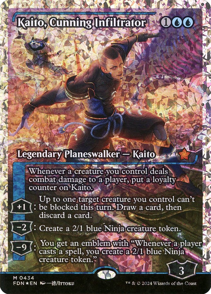 Kaito, Cunning Infiltrator FDN-434 Foundations Magic card
