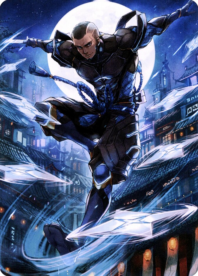 Kaito Shizuki // Kaito Shizuki ANEO-70 Neon Dynasty Art Series Magic card