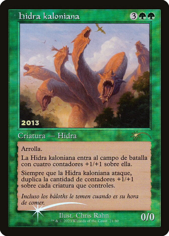 Kalonian Hydra P30A-21 30th Anniversary Play Promos Magic card