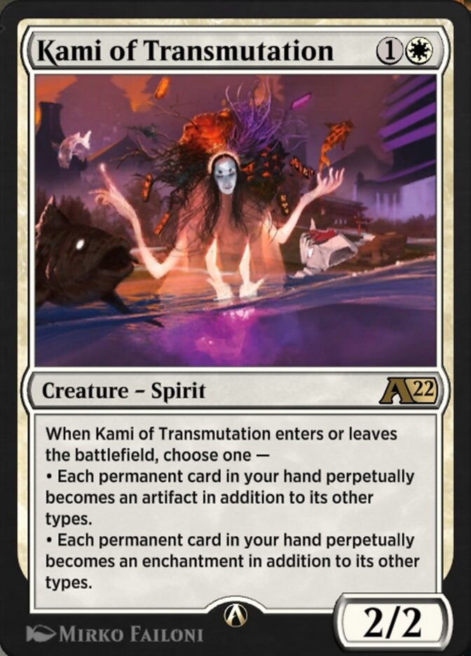 Kami of Transmutation YNEO-3 Alchemy: Kamigawa Magic card
