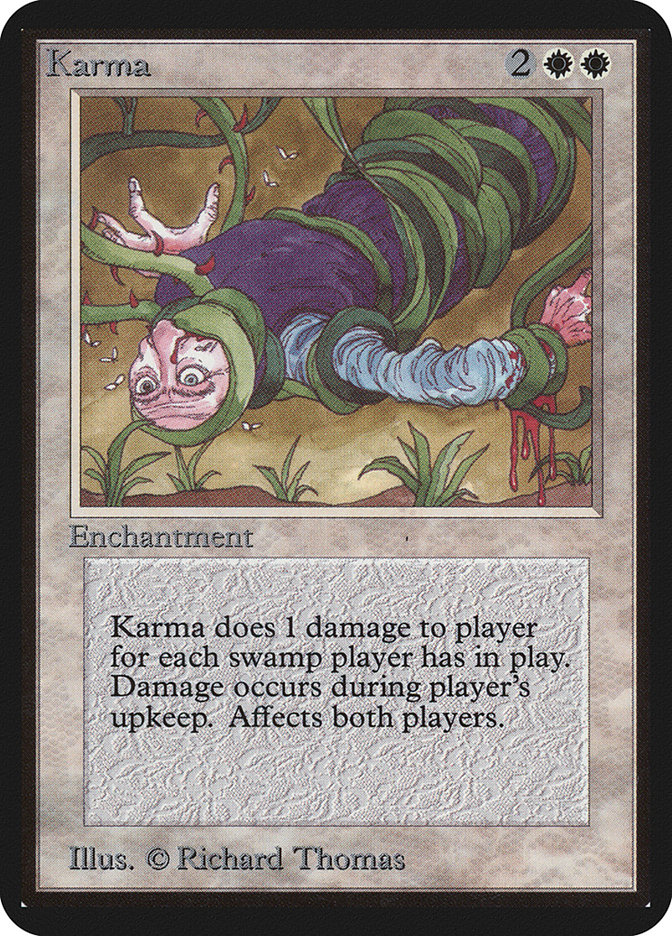 Karma LEA-26 Limited Edition Alpha Magic card