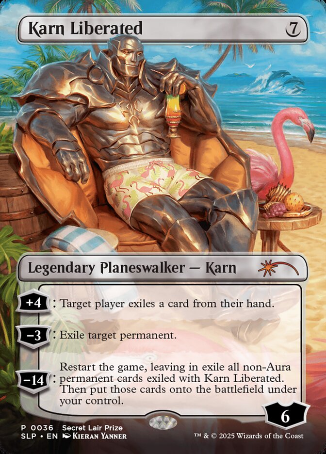 Karn Liberated SLP-36 Secret Lair Showdown Magic card