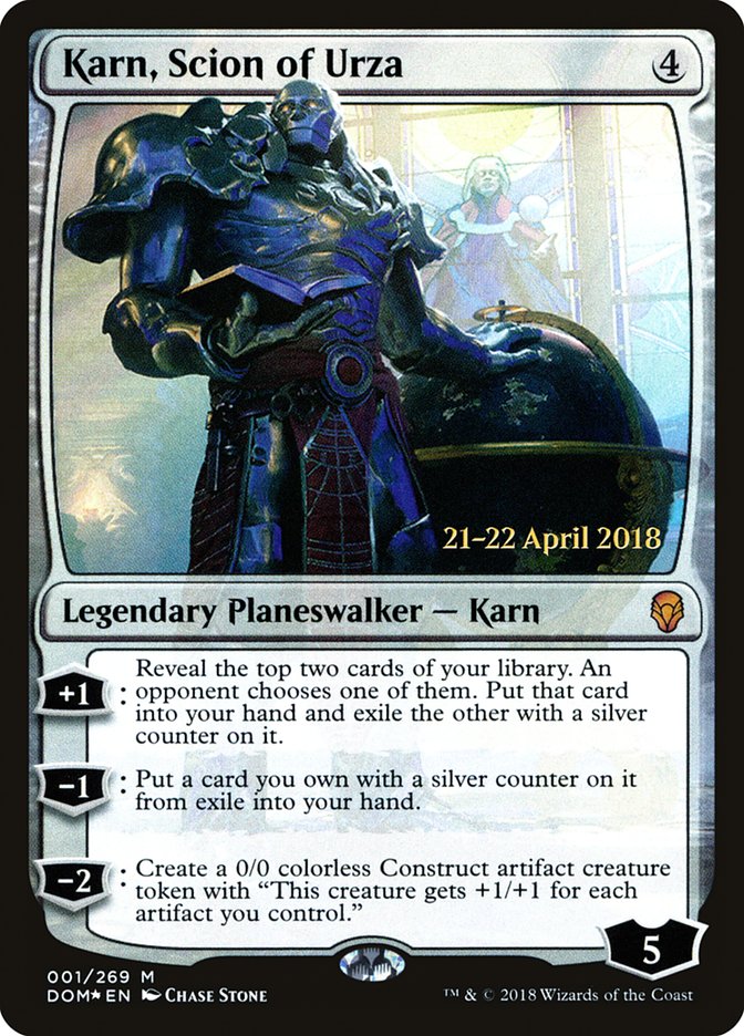Karn, Scion of Urza PDOM-1S Dominaria Promos Magic card