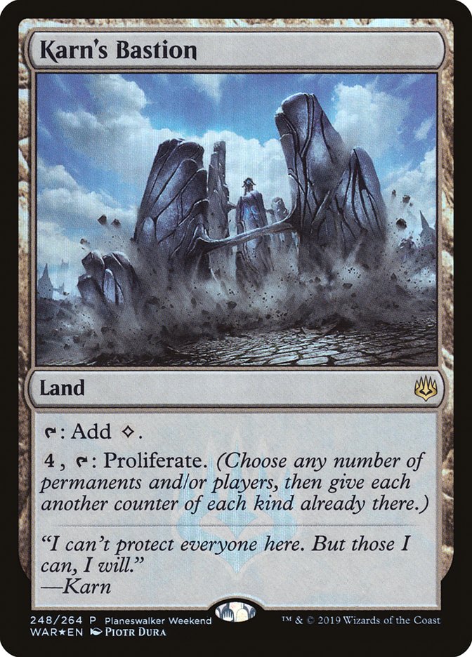 Karn's Bastion PWAR-248 War of the Spark Promos Magic card