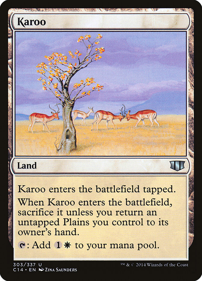 Karoo C14-303 Commander 2014 Magic card