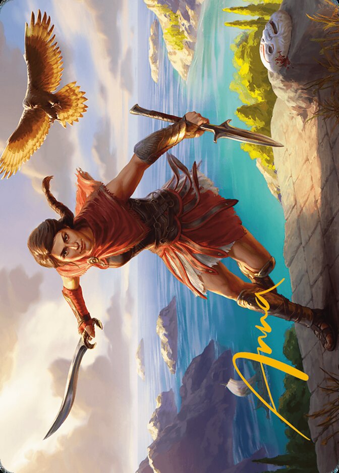 Kassandra, Eagle Bearer // Kassandra, Eagle Bearer AACR-6 Assassin's Creed Art Series Magic card