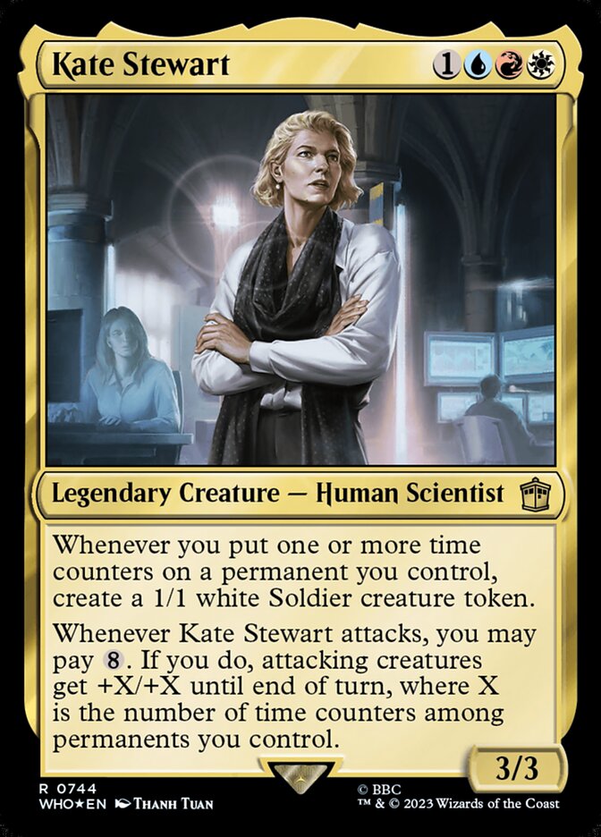 Kate Stewart WHO-744 Doctor Who Magic card
