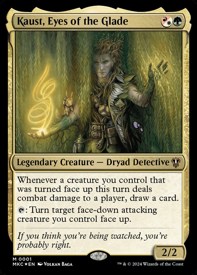Kaust, Eyes of the Glade MKC-1 Murders at Karlov Manor Commander Magic card