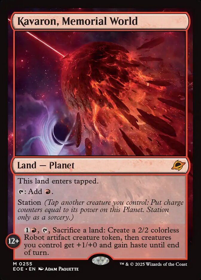 Kavaron, Memorial World EOE-255 Edge of Eternities Magic card