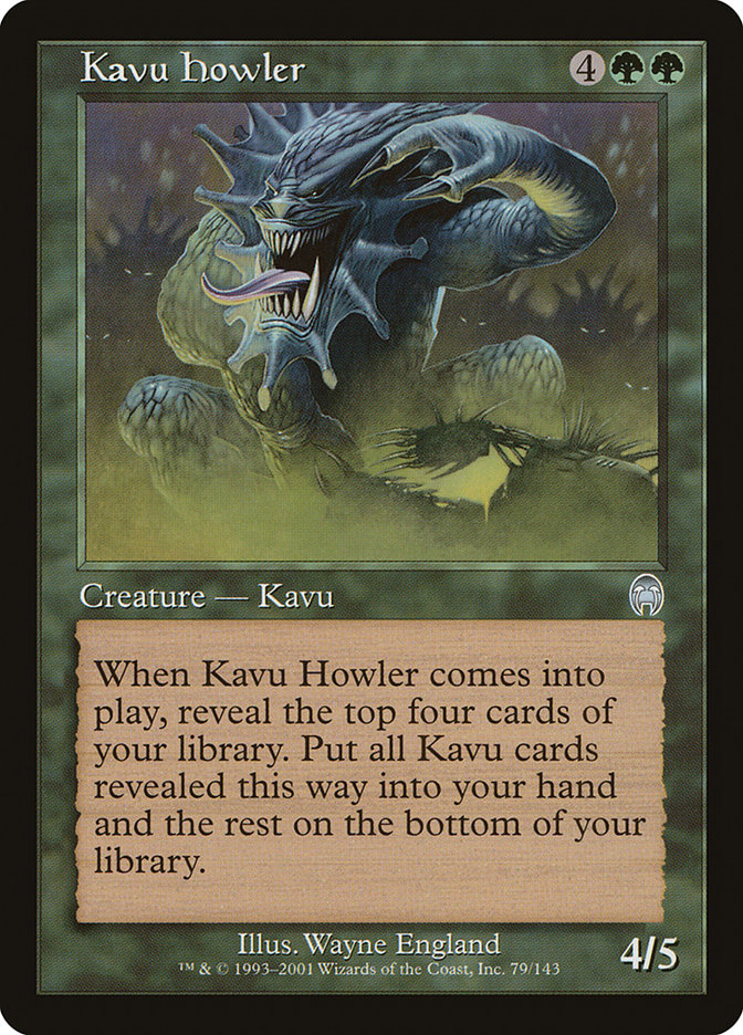 Kavu Howler APC-79 Apocalypse Magic card
