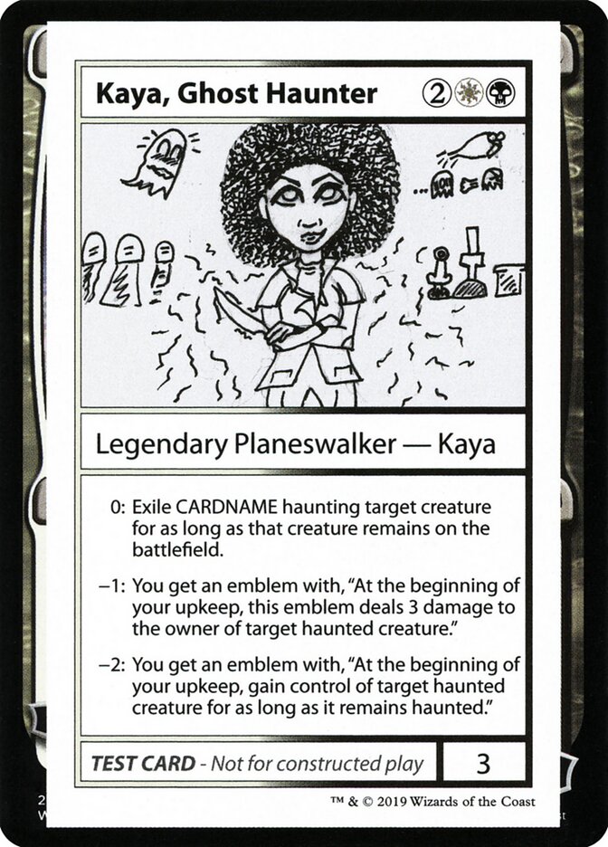 Kaya, Ghost Haunter CMB2-94 Mystery Booster Playtest Cards 2021 Magic card