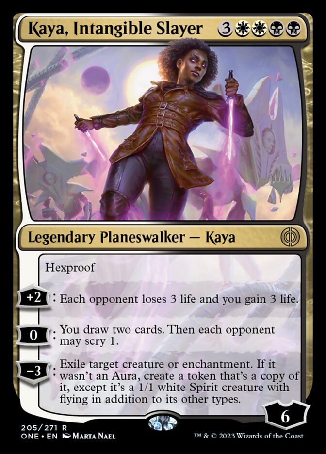 Kaya, Intangible Slayer PONE-205P Phyrexia: All Will Be One Promos Magic card