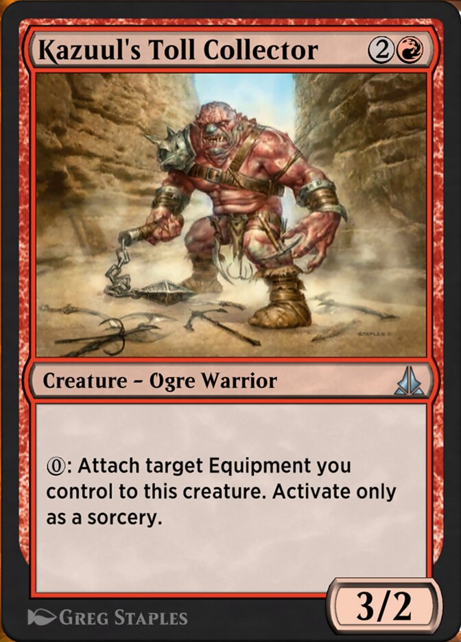 Kazuul's Toll Collector PA1-5 Pioneer Anthology 1 Magic card