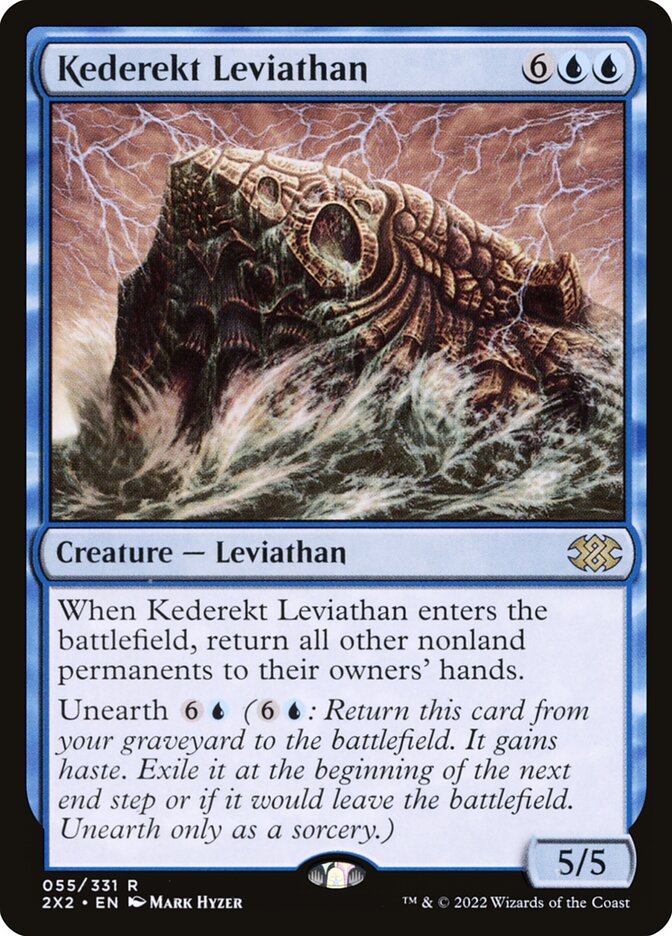 Kederekt Leviathan 2X2-55 Double Masters 2022 Magic card