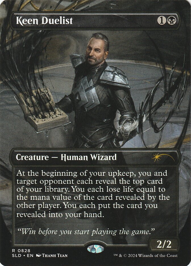 Keen Duelist SLD-828 Secret Lair Drop Magic card
