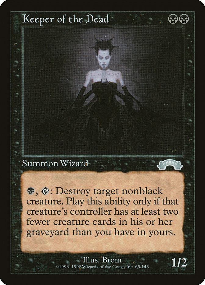 Keeper of the Dead EXO-65 Exodus Magic card