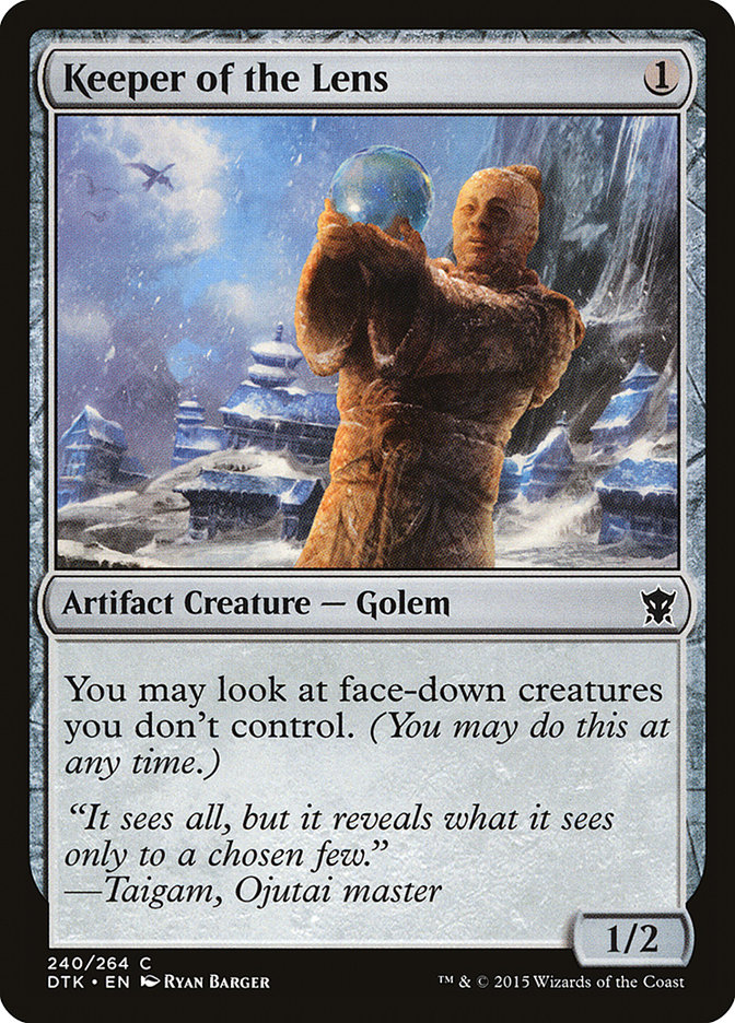 Keeper of the Lens DTK-240 Dragons of Tarkir Magic card