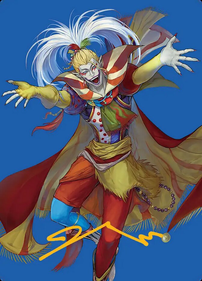Kefka, Court Mage // Kefka, Court Mage AFIN-46 Final Fantasy Art Series Magic card