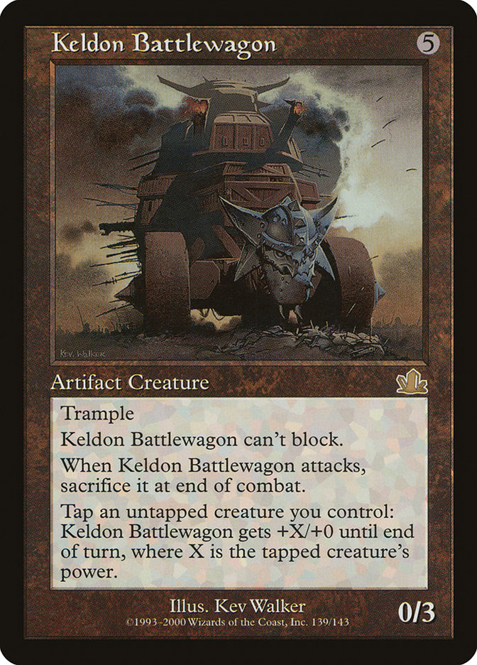 Keldon Battlewagon PCY-139 Prophecy Magic card