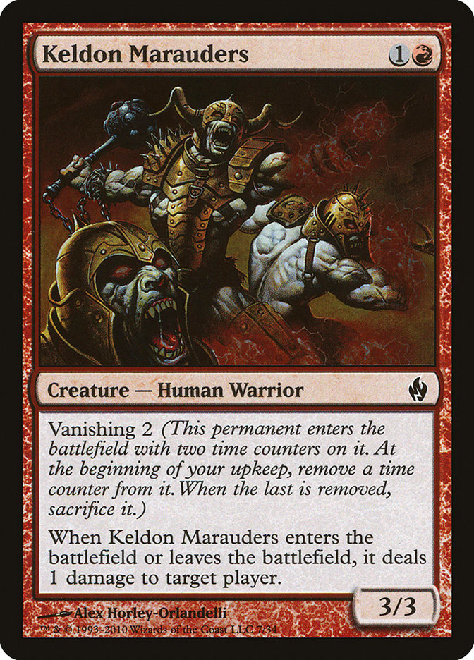 Keldon Marauders PD2-7 Premium Deck Series: Fire and Lightning Magic card