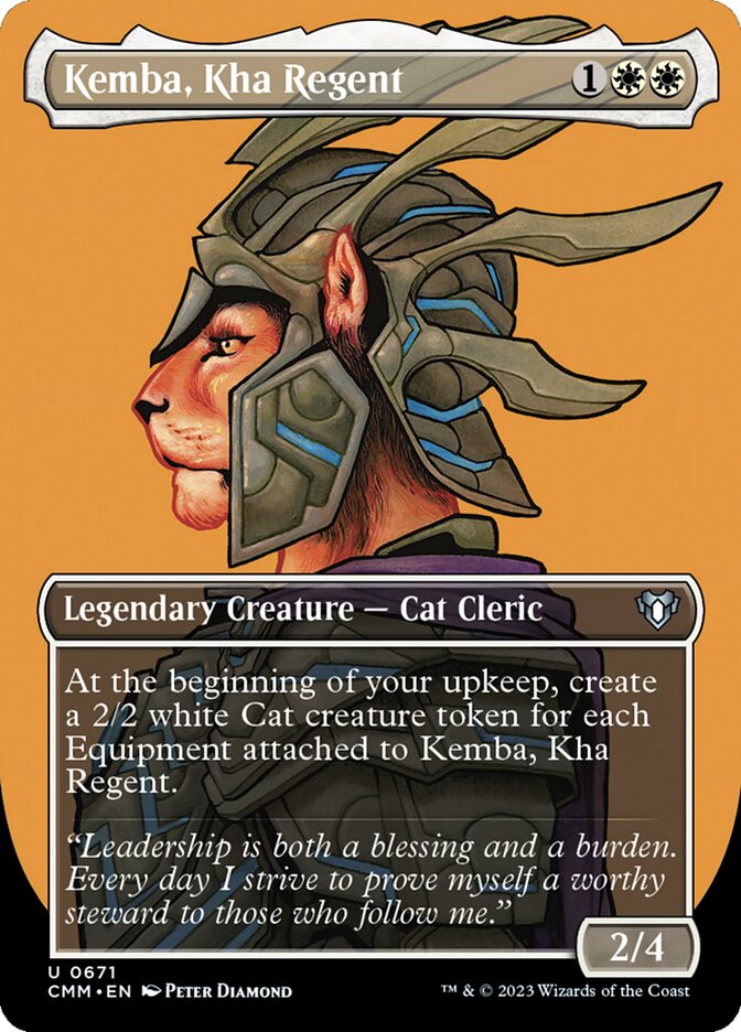 Kemba, Kha Regent CMM-671 Commander Masters Magic card