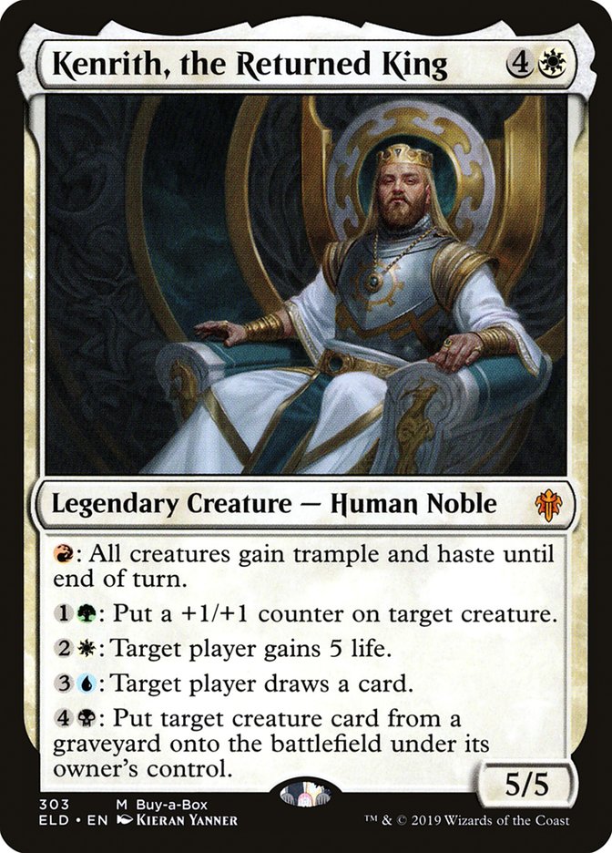 Kenrith, the Returned King ELD-303 Throne of Eldraine Magic card