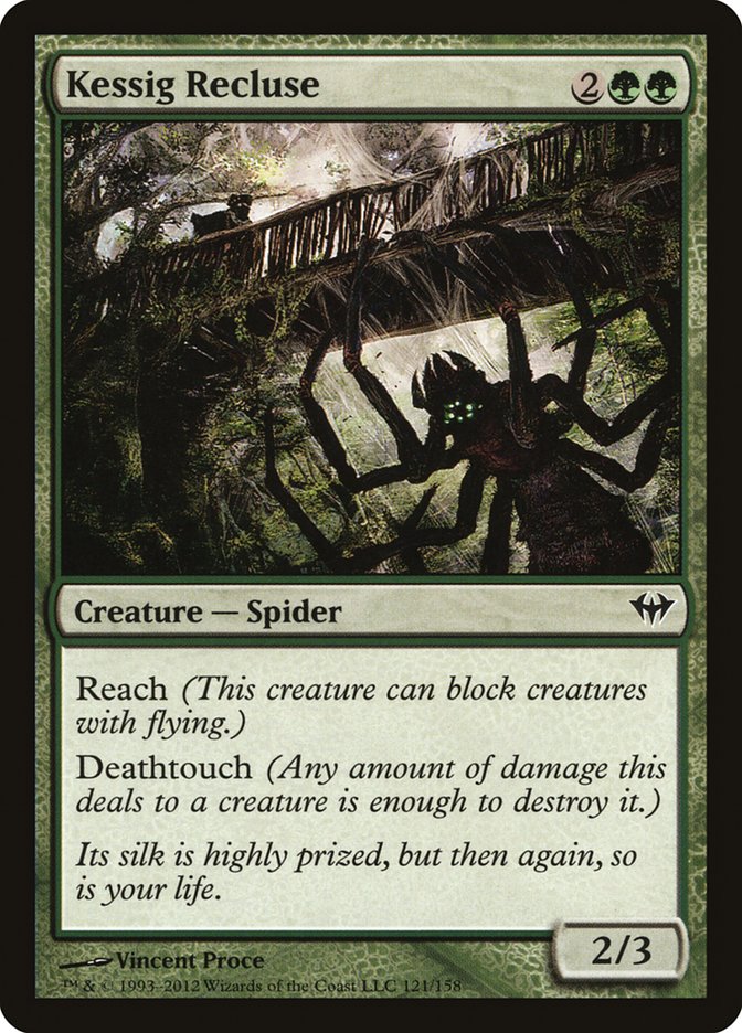 Kessig Recluse DKA-121 Dark Ascension Magic card