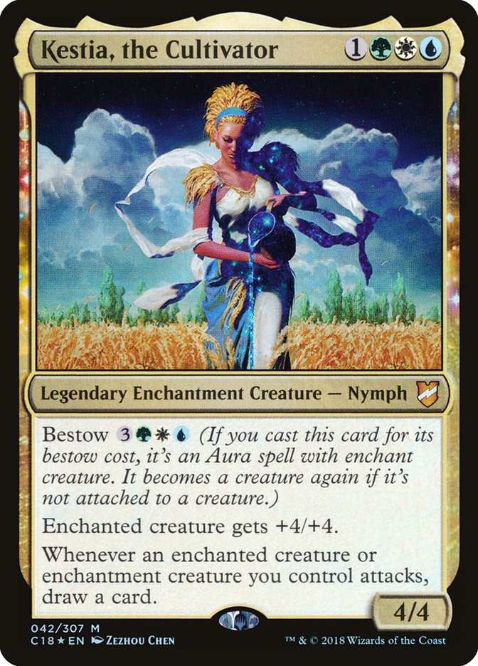 Kestia, the Cultivator C18-42 Commander 2018 Magic card