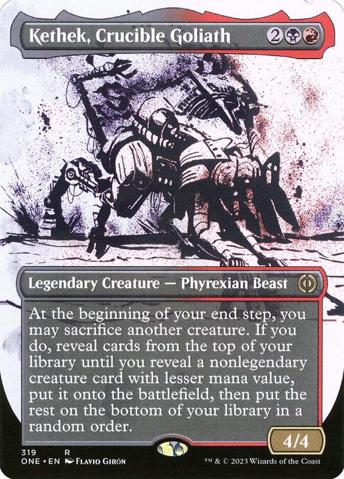 Kethek, Crucible Goliath ONE-319 Phyrexia: All Will Be One Magic card