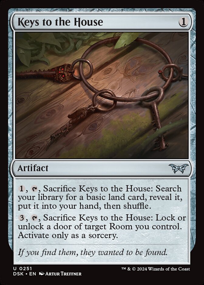 Keys to the House DSK-251 Duskmourn: House of Horror Magic card