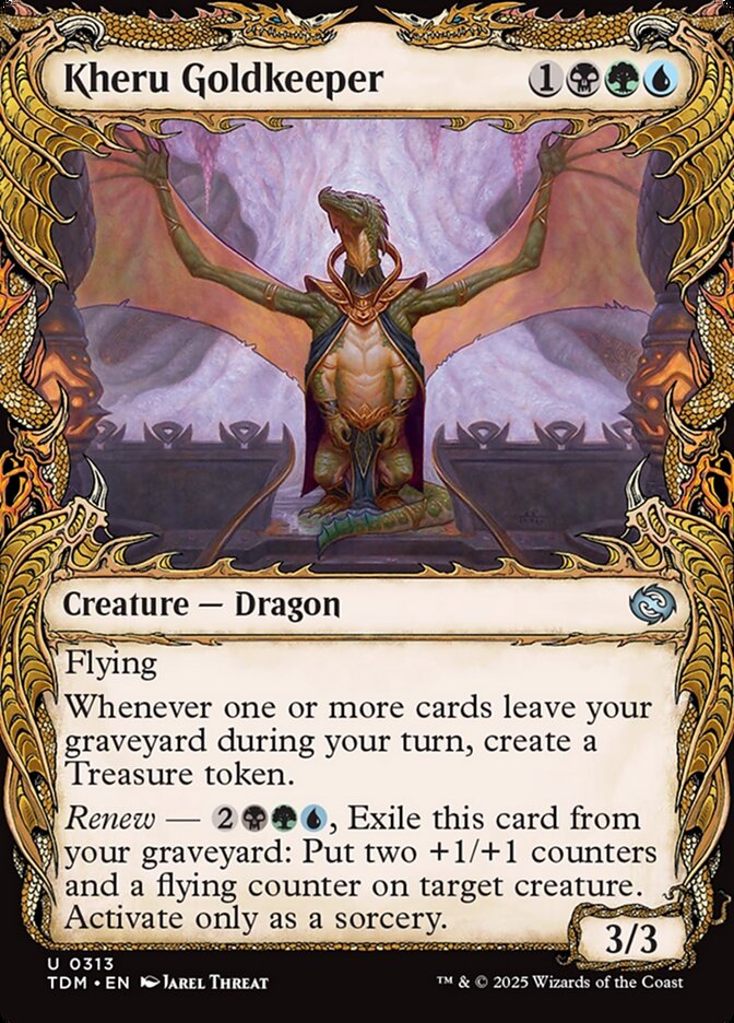 Kheru Goldkeeper TDM-313 Tarkir: Dragonstorm Magic card