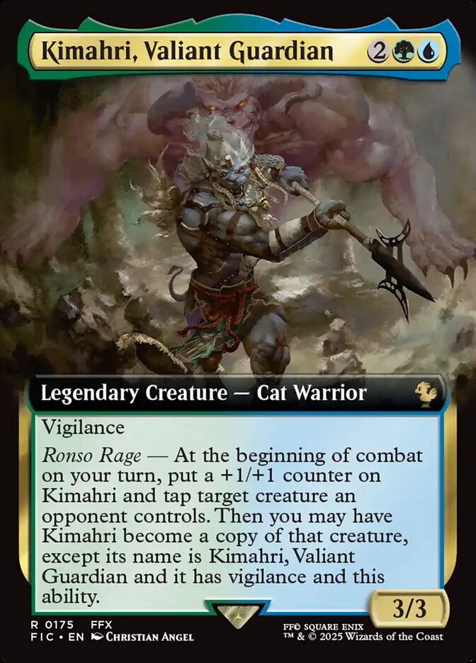 Kimahri, Valiant Guardian FIC-175 Final Fantasy Commander Magic card
