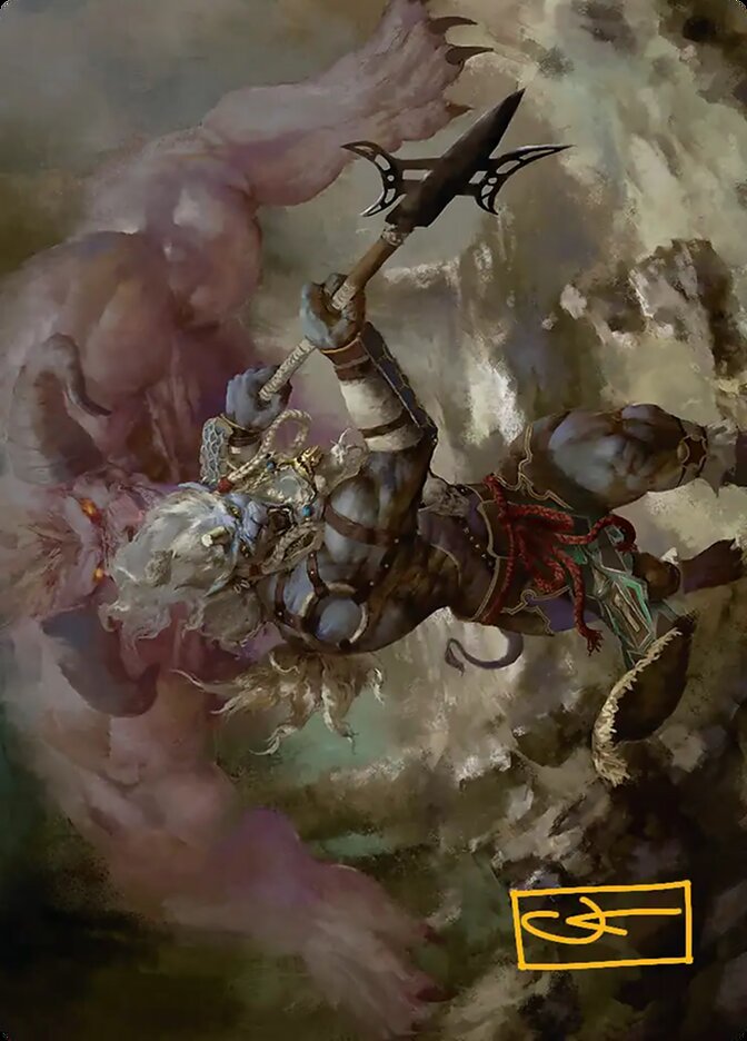 Kimahri, Valiant Guardian // Kimahri, Valiant Guardian AFIN-29 Final Fantasy Art Series Magic card
