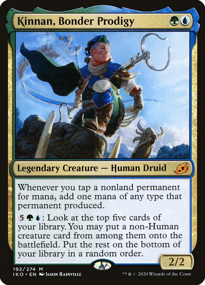 Kinnan, Bonder Prodigy IKO-192 Ikoria: Lair of Behemoths Magic card