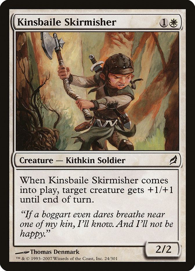 Kinsbaile Skirmisher LRW-24 Lorwyn Magic card