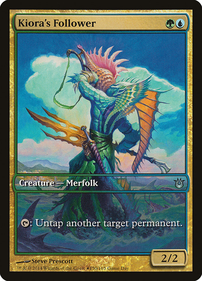 Kiora's Follower PBNG-150 Born of the Gods Promos Magic card