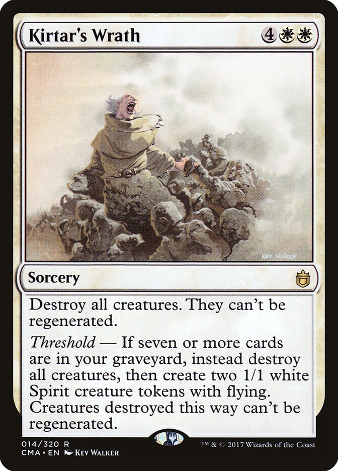 Kirtar's Wrath CMA-14 Commander Anthology Magic card
